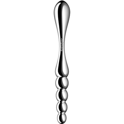 SATISFYER - STAR FORCE 1 DILDO DE AÇO INOXIDÁVEL COM DUAS EXTREMIDADES