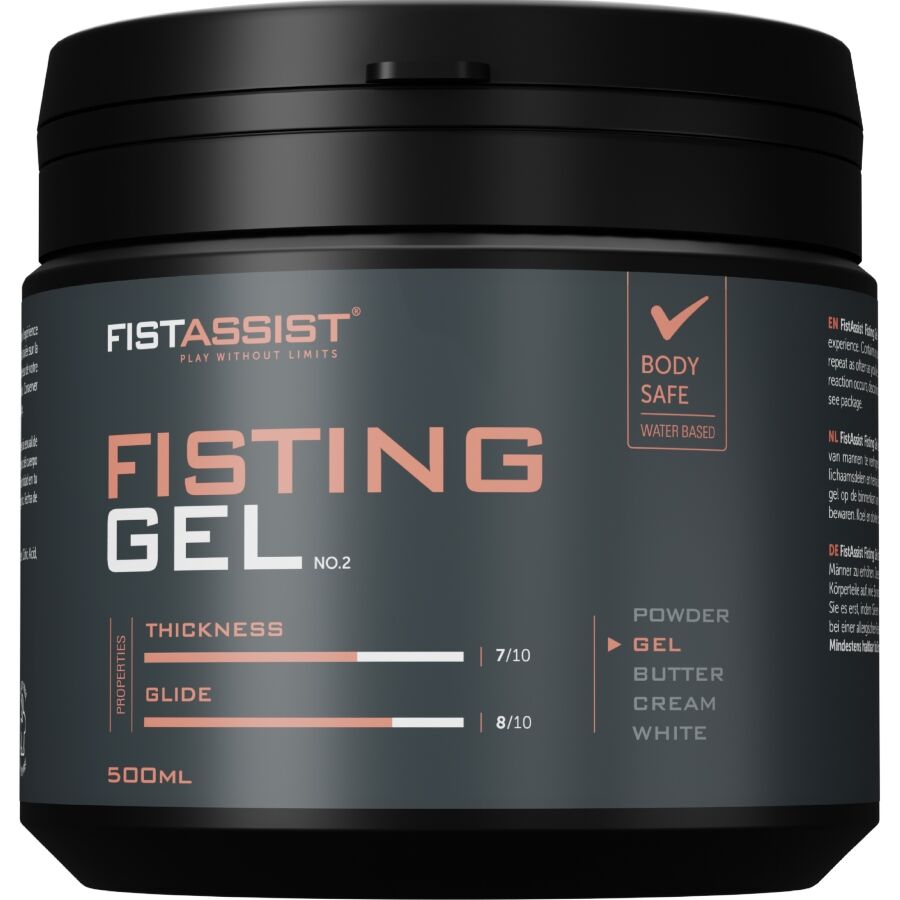 COBECO - FIST ASSIST FISTING GEL EXTRA GROSSO À BASE DE ÁGUA 500 ML