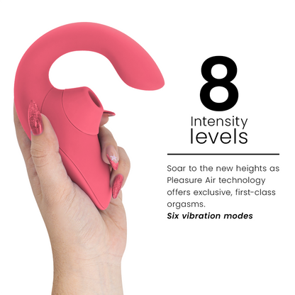 WOMANIZER - VIBRADOR ESTIMULADOR BLEND RABBIT ROSA VIBRANTE