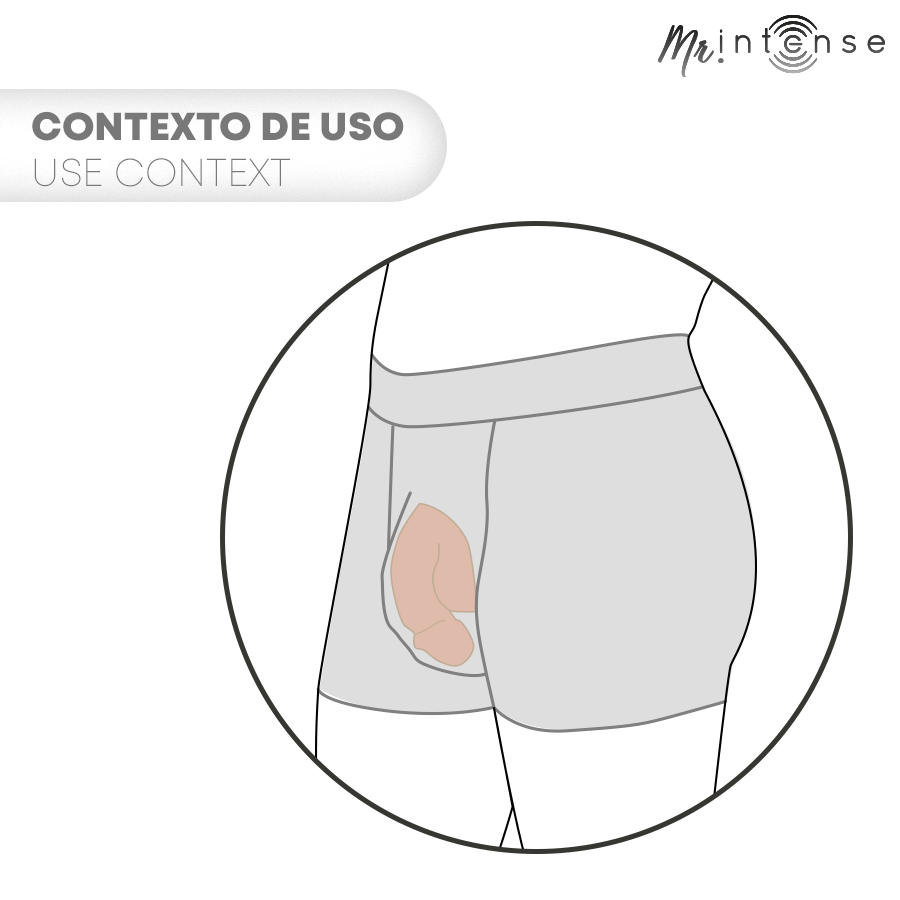 MR INTENSE - PÊNIS FLEXÍVEL TAMANHO M REALISTA