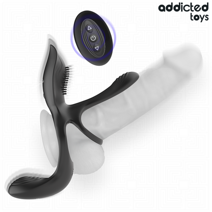 ADDICTED TOYS - ANEL PENIANO DUPLO COM ESTIMULADOR CLITÓRICO