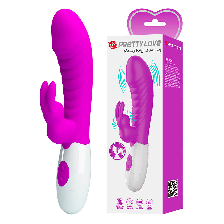 PRETTY LOVE - NAUGHTY VIBRADOR ROXO BUNNY