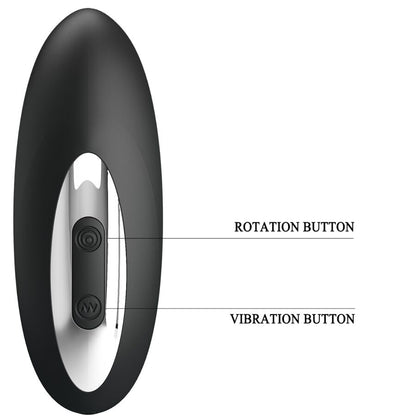 MR PLAY - MASSAGEADOR DE PRÓSTATA COM ROTAÇÃO E VIBRAÇÃO