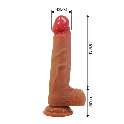 PRETTY LOVE - LISLE DILDO REALISTA COM VENTOSA 20,6 CM -Ø- 4,2 CM