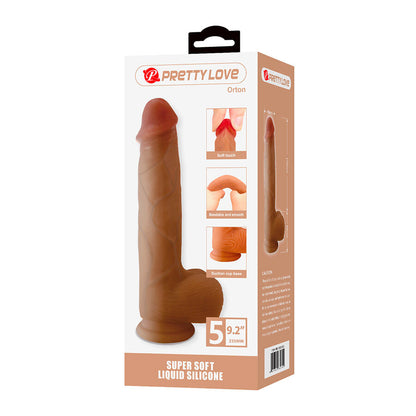 PRETTY LOVE - ORTON DILDO REALISTA COM VENTOSA 23,5 CM -Ø- 4,9 CM