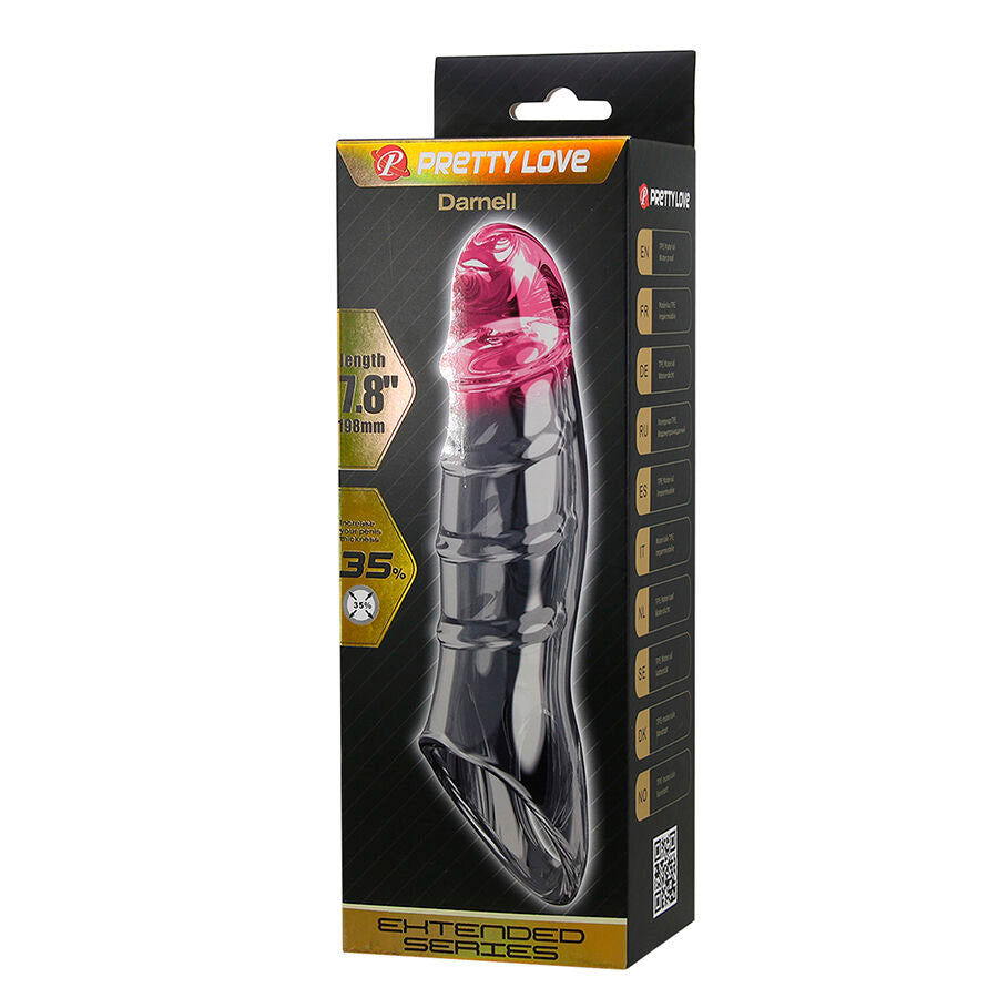 PRETTY LOVE - DARNELL CAPA DE PÊNIS COM EFEITO TRANSPARENTE