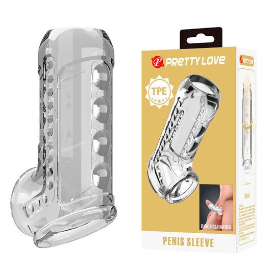 PRETTY LOVE - CAPA PENIANA TRANSPARENTE TEXTURIZADA