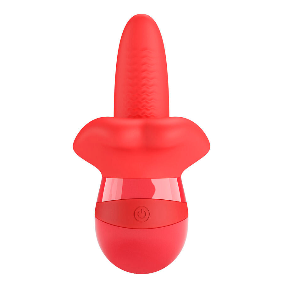 PRETTY LOVE - OBELIA VIBRADOR DE LÍNGUA COM MOVIMENTO ORBITAL