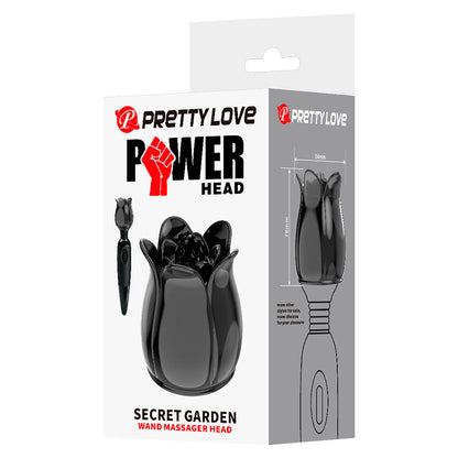 PRETTY LOVE - SECRET GARDEN CABEÇA DE MASSAGEM PRETA