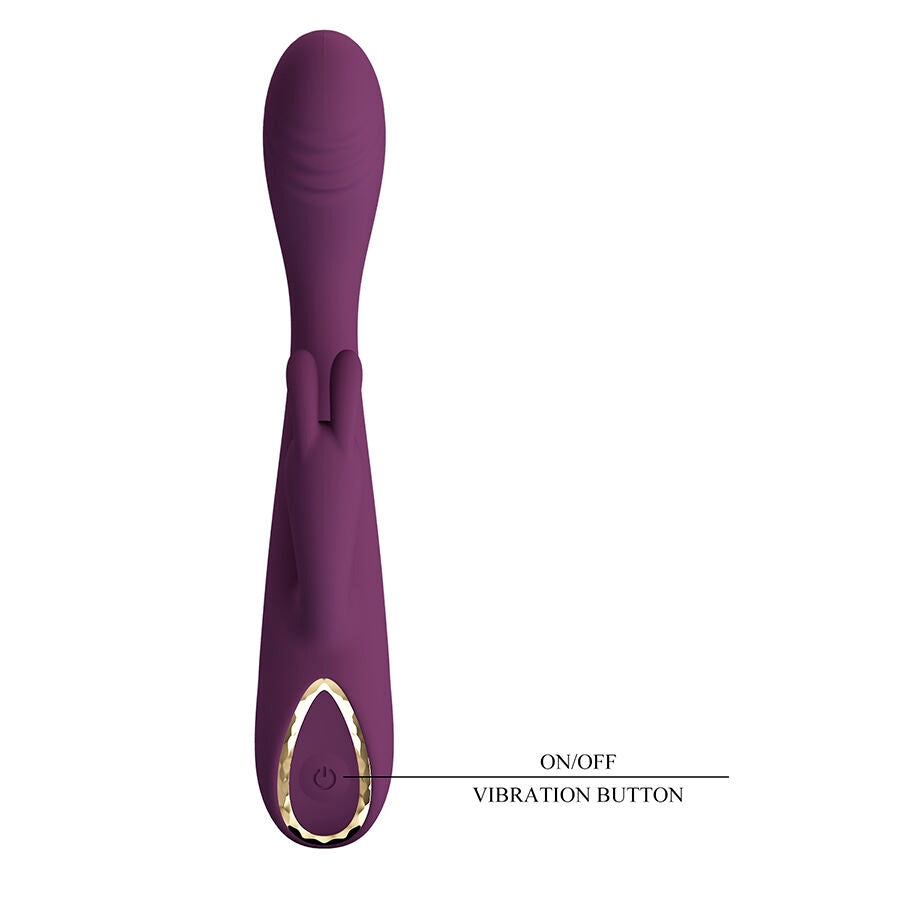 PRETTY LOVE - EMMA VIBRADOR ROXO RABBIT COM ESTIMULADOR