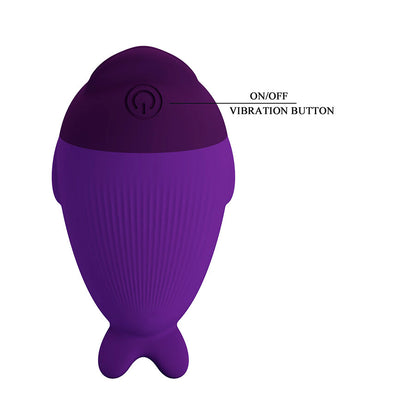 PRETTY LOVE - DOLPHIN MINI VIBRADOR COM CLIP