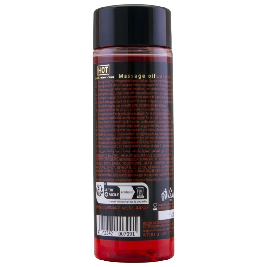 HOT - ÓLEO DE MASSAGEM AQUECEDOR 100 ML