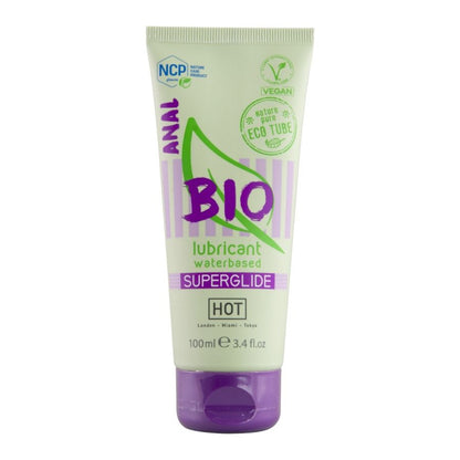 HOT - BIO LUBRIFICANTE À BASE DE ÁGUA SUPERGLIDE ANAL 100 ML