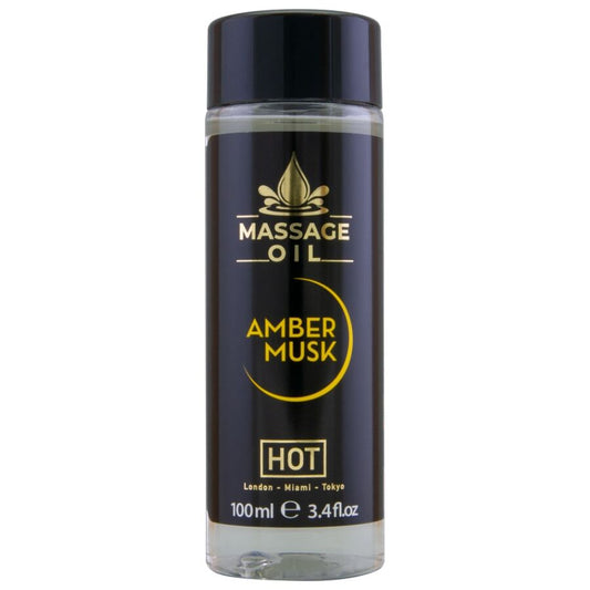 HOT - LEO DE MASSAGEM ÂMBAR E ALMÍSCAR 100 ML
