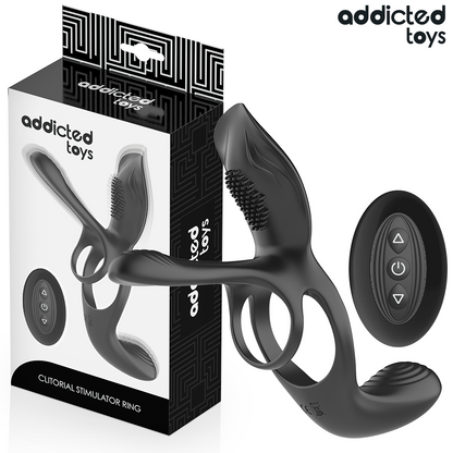 ADDICTED TOYS - ANEL PENIANO DUPLO COM ESTIMULADOR CLITÓRICO