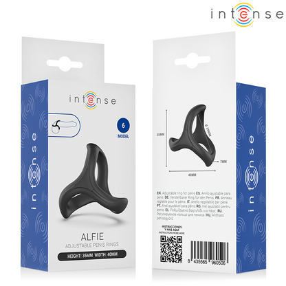 INTENSE - ALFIE ANEL PENIANO TRIPLO AJUSTÁVEL MODELO 6
