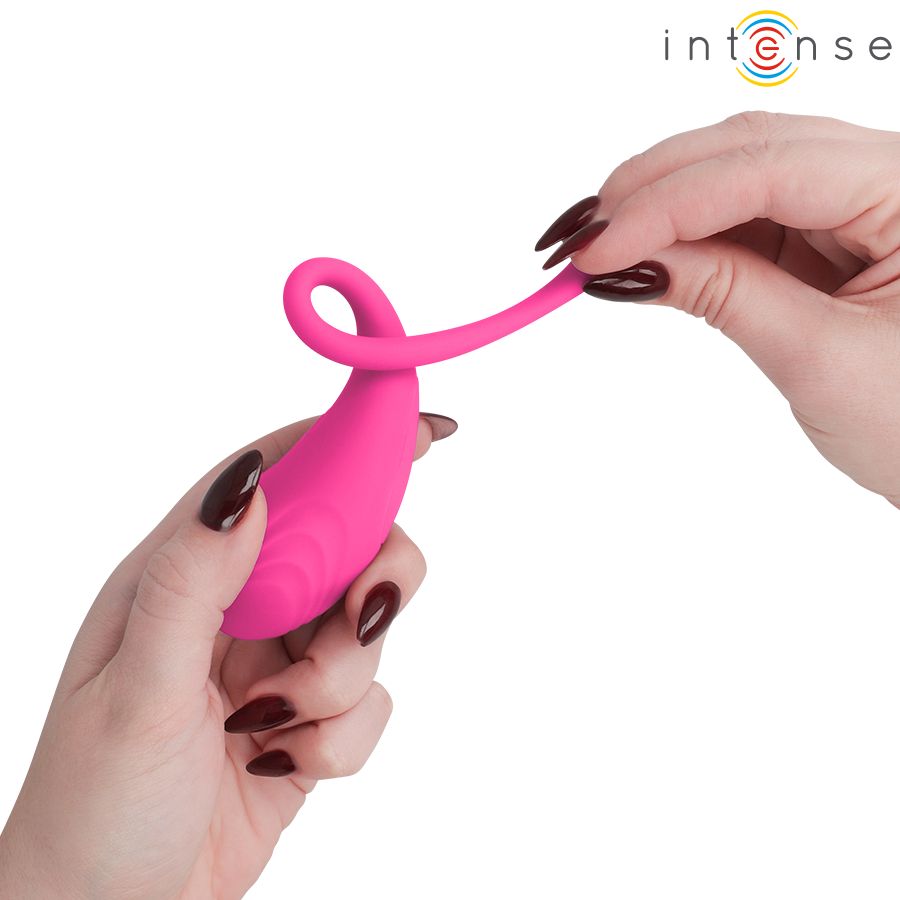 INTENSE - OVO VIBRATÓRIO ROSA OLIVIA COM CONTROLE REMOTO