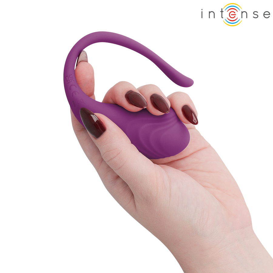 INTENSE - OVO VIBRATÓRIO ROXO OLIVIA COM CONTROLE REMOTO