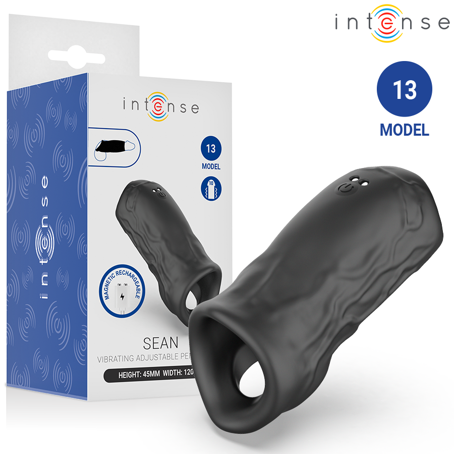 INTENSE - SEAN ANEL PENIANO VIBRATÓRIO AJUSTÁVEL MODELO 13