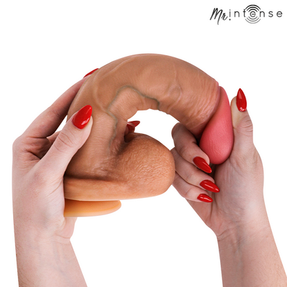 MR INTENSE - GARY XL PÊNIS DE SILICONE ULTRA-REALISTA COM TESTÍCULOS 25,5 CM -Ø- 5,1 CM