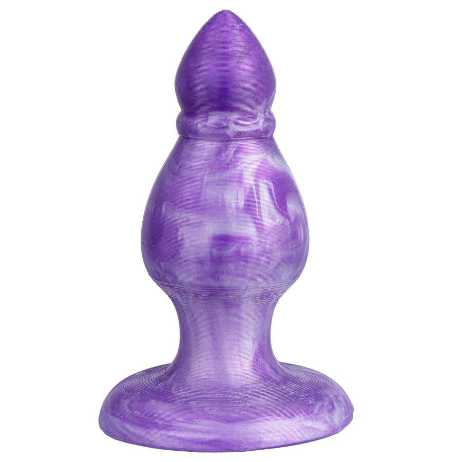 SILEXD - QUEEN ANAL PLUG FANTASY LIQUID SILICONE THEMORREATIVE PURPLE 9.2 CM