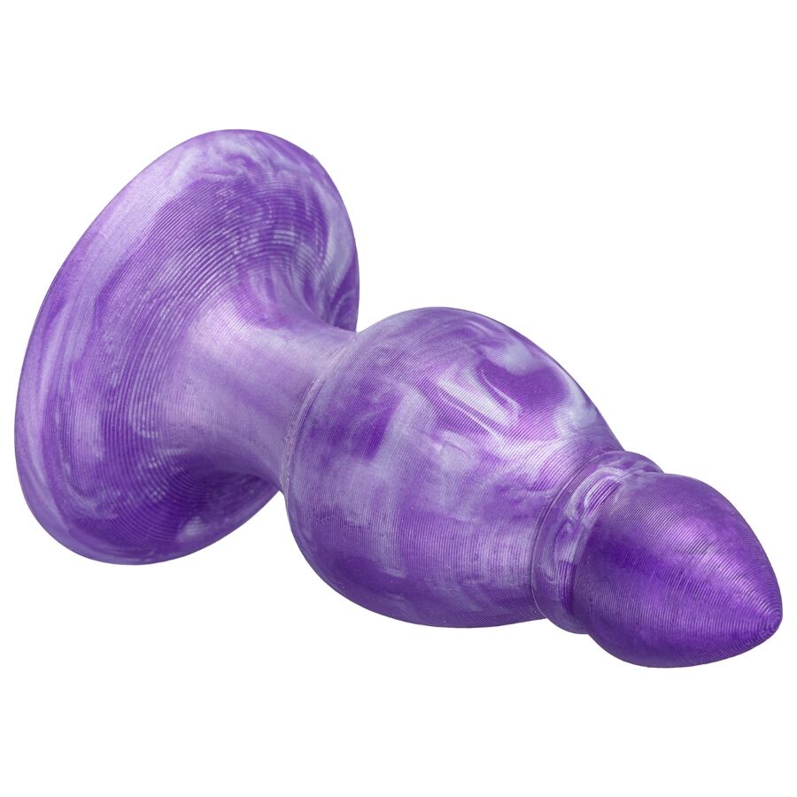SILEXD - QUEEN ANAL PLUG FANTASY LIQUID SILICONE THEMORREATIVE PURPLE 9.2 CM