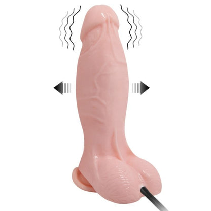 BAILE - DILDO VIBRANTE E INFLÁVEL REALISTA 18.8 CM