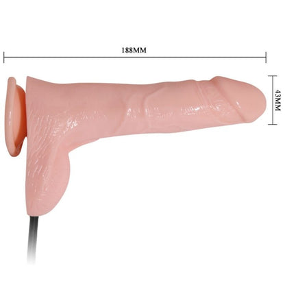 BAILE - DILDO VIBRANTE E INFLÁVEL REALISTA 18.8 CM