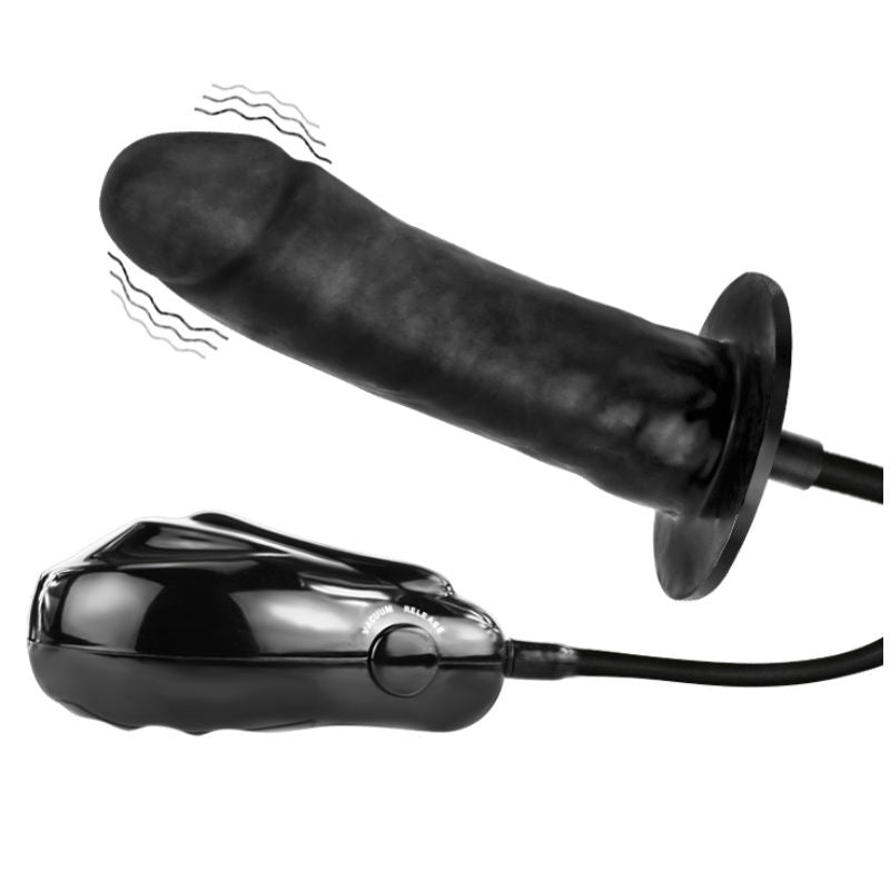 BAILE - DILDO INFLÁVEL BIGGER JOY COM VIBRAÇÃO 16 CM