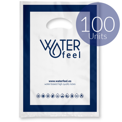 WATERFEEL - 100 PEQUENOS SACOS PLÁSTICOS 25 X 35 CM