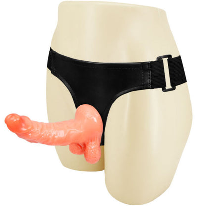 BAILE - ARNÊS COM PÊNIS REALISTA E CALA AJUSTÁVEL ULTRA APAIXONADA 15.5 CM