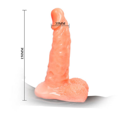 BAILE - ARNÊS COM PÊNIS REALISTA E CALA AJUSTÁVEL ULTRA APAIXONADA 15.5 CM