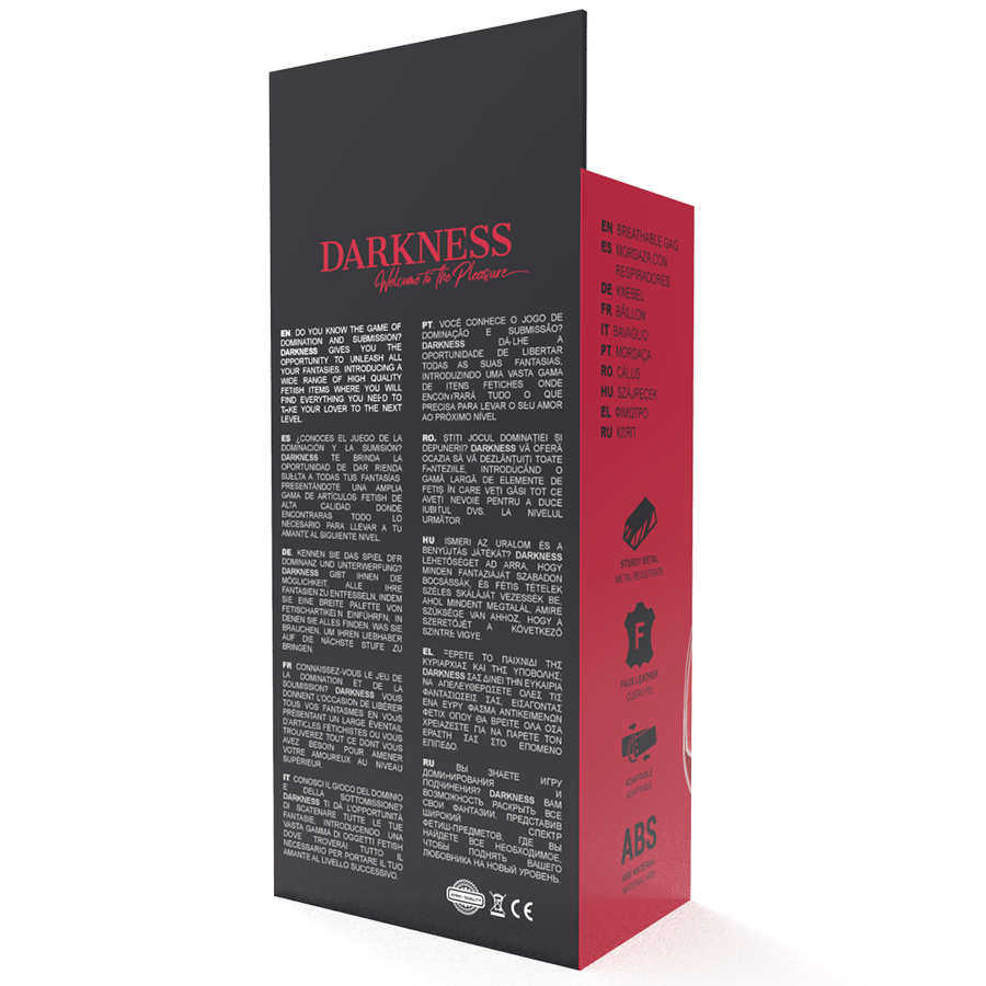 DARKNESS - MORDAA RESPIRÁVEL VERMELHA