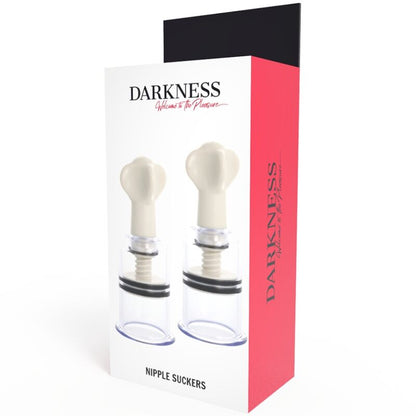 DARKNESS - SUCTOR DE MAMILO TRANSPARENTE 5CM DE DIÂMETRO