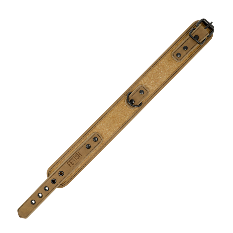 FETISH SUBMISSIVE ORIGIN - COLAR DE CORRENTE COM FORRO DE NEOPRENE
